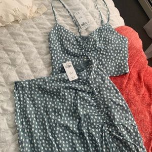 Abercrombie & Fitch Blue Polka Dot, Two Piece Set